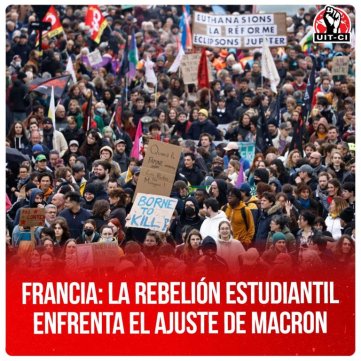 Francia: La rebelión estudiantil enfrenta el ajuste de Macron