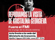 Vamos a repudiar la visita del FMI / Lunes 27 – 15 horas, Ministerio de Economía