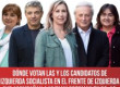 Dónde votan las y los candidatos de Izquierda Socialista en el frente de Izquierda que acompañan a Myriam Bregman en Bs. As. y acreditación al Búnker