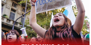 En camino a la marcha del 15