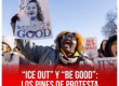 “ICE Out” y “Be Good”: los pines de protesta en los Golden Globes