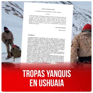 Tropas yanquis en Ushuaia