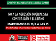Sábado 11/4, 15 horas, Callao y Corrientes a Plaza de Mayo / Marcha contra el genocidio al pueblo palestino