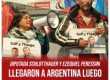 Diputada Schlotthauer y Ezequiel Peressini / Llegaron a Argentina luego de ser secuestrados por Israel