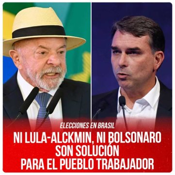 Elecciones en Brasil / Ni Lula-Alckmin, ni Bolsonaro son solución para el pueblo trabajador