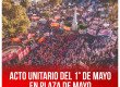 Acto unitario del 1° de Mayo en Plaza de Mayo / Comunicado de prensa PO - IS - MST en el FIT Unidad