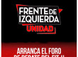 Arranca el Foro de debate del FIT-U