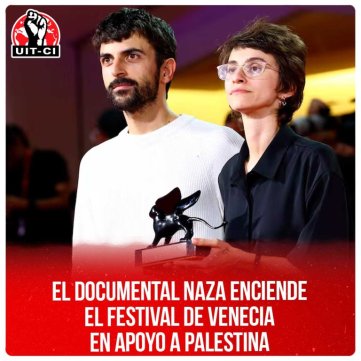 El documental Naza enciende el Festival de Venecia en apoyo a Palestina