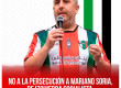No a la persecución a Mariano Soria de Izquierda Socialista por defender la causa Palestina