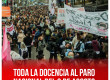 Toda la docencia al paro nacional del 3 de agosto