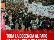 Toda la docencia al paro nacional del 3 de agosto