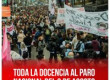 Toda la docencia al paro nacional del 3 de agosto