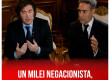 Un Milei negacionista, paranoico y delirante