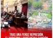 Tras una feroz represión, el gobierno logró media sanción para la reforma laboral esclavista