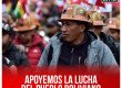 Apoyemos la lucha del pueblo boliviano