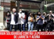 Gran solidaridad contra la persecución de Larreta y Acuña
