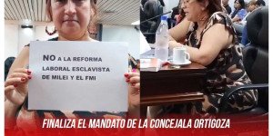 Finaliza el mandato de la concejala Ortigoza / Una banca al servicio de las luchas y la construcción de una alternativa política para los trabajadores en La Matanza