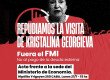 Vamos a repudiar la visita del FMI / Lunes 27 – 15 horas, Ministerio de Economía