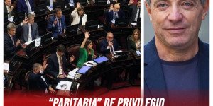 “Paritaria” de privilegio / Giordano repudió el aumentazo en el Senado