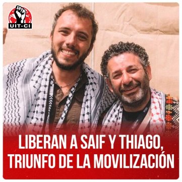 Liberan a Saif y Thiago, triunfo de la movilización
