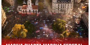 Masiva Cuarta Marcha Federal: hay que darle continuidad al plan de lucha