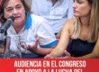 Audiencia en el Congreso en apoyo a la lucha del pueblo peruano
