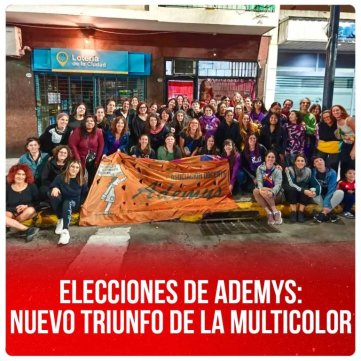 Elecciones de Ademys: nuevo triunfo de la Multicolor