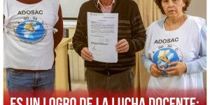 Es un logro de la lucha docente: El gobierno adelantó la paritaria y convocó a ADOSAC