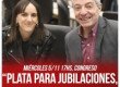 Miércoles 5 de noviembre 17hs, Congreso  “Plata para jubilaciones, no para el FMI”
