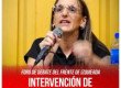 Foro de debate del Frente de Izquierda / Intervención de Mercedes de Mendieta, diputada electa Izquierda Socialista / FIT Unidad