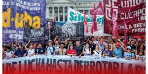 ¡Basta de motosierra de Milei y el FMI!