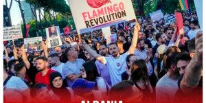 Albania: La “revolución del flamenco” contra la familia Trump
