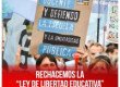 Rechacemos la “Ley de Libertad Educativa” de Milei, Trump y el FMI
