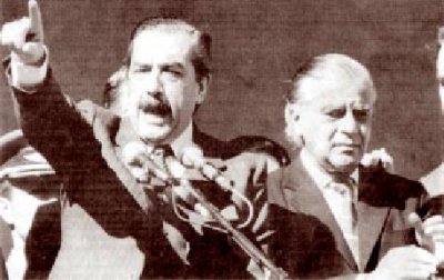 Alfonsín y Cafiero