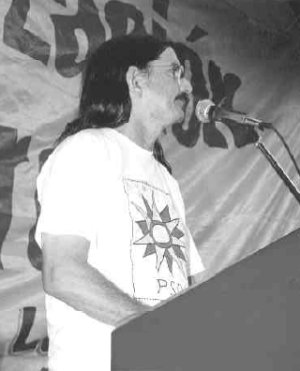 Baba, diputado del P-SOL en el acto de la Federaci�n de Box en apoyo a los ferroviarios