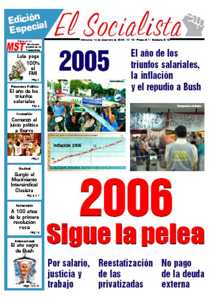 Tapa de El Socialista