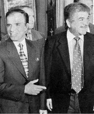 Menem y Pedraza en los a�os �90
