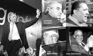 Algunos de los personajes que van a acompa�ar a Kirchner el 25