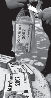 Alfajores que se vendan en la Plaza de Mayo