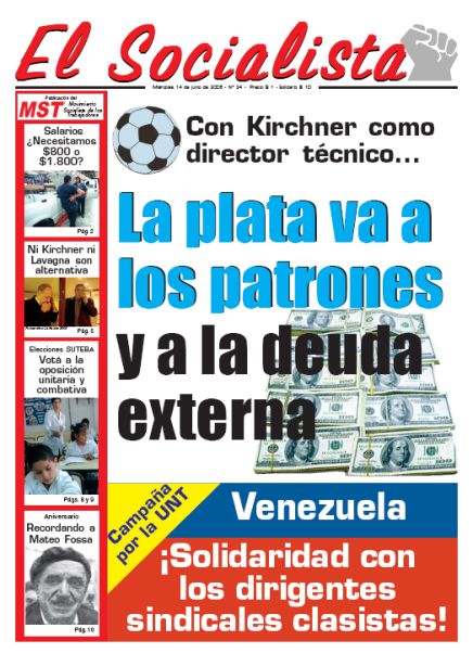 Tapa de El Socialista