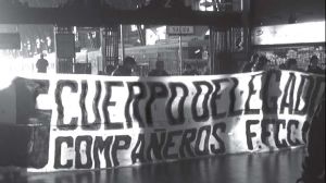 Marcha en la Estacin Retiro