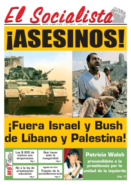 Tapa de El Socialista