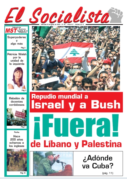Tapa de El Socialista