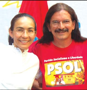 Heloisa junto al diputado Bab