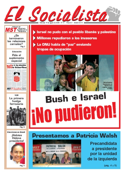 Tapa de El Socialista