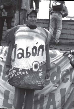 Trabajadores en protesta