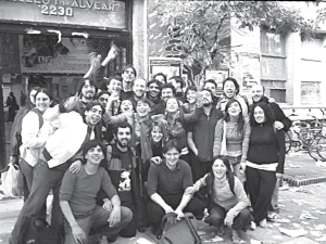 Juventud del MST El Socialista una vez finalizado el escrutinio