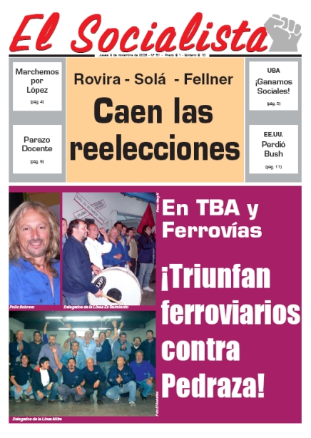 Tapa de El Socialista