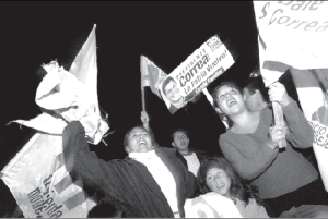 Festejo del pueblo ecuatoriano