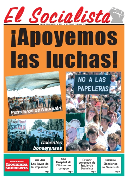 Tapa de El Socialista